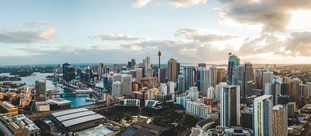 Sydney skyline illustrating commercial property valuation for insurance